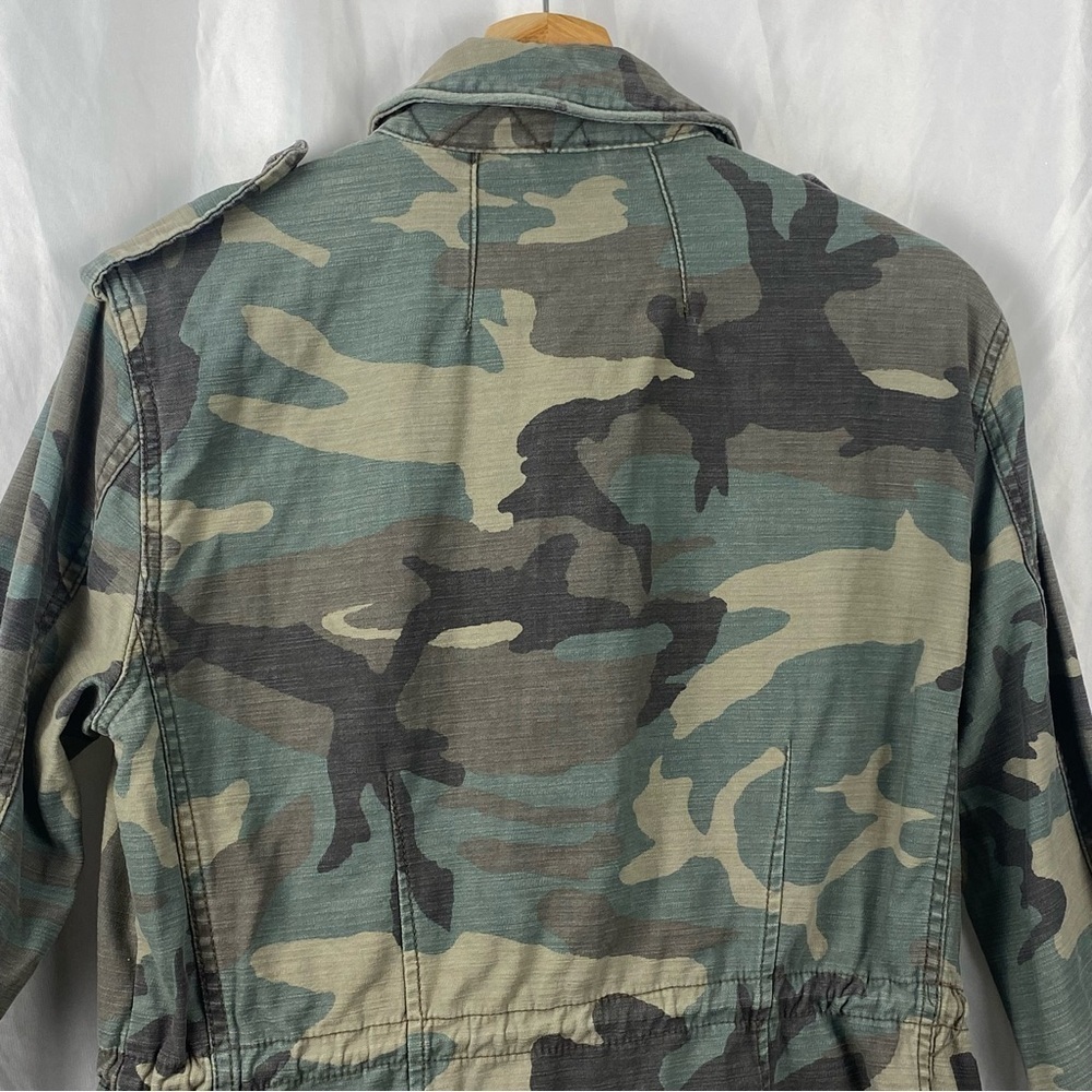 Free People Women’s Camouflage Military Style Utility Jacket Size XS - Picture 12 of 16